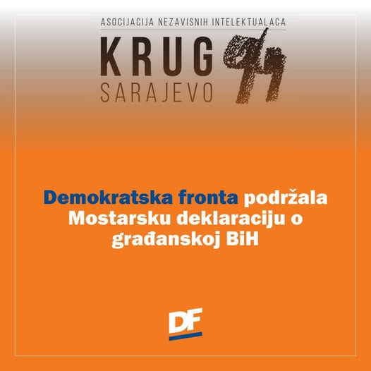 DF podržao Mostarsku deklaraciju o građanskoj BiH